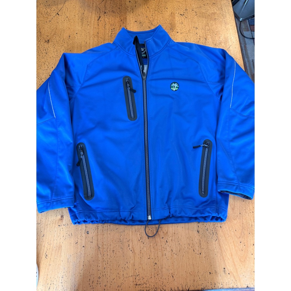 Zero Restriction Tour Series Size M Blue Golf Jacket READ